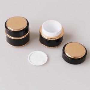 Custom Color Plastic Face Cream Jar Nail Gel Jar