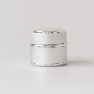 Lúkse marmeren kleur lege nagelgel potten snelle levering hûdsoarch crème potten 50g mini cosmetische potten