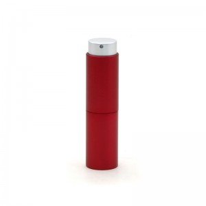 Red Color Refillable Aluminum Perfume Atomizers