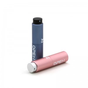 8ml 10ml 15ml 20ml Custom Color Aluminum Perfume Atomizer Refillable