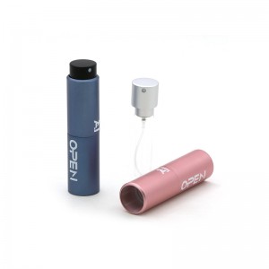 8ml 10ml 15ml 20ml atomiseur de parfum en aluminium de couleur personnalisée rechargeable