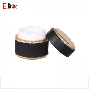 15ML 30ML 50ML ലക്ഷ്വറി പ്ലാസ്റ്റിക് കോസ്മെറ്റിക് ക്രീം പാക്കേജിംഗ് ജാർ കണ്ടെയ്നർ