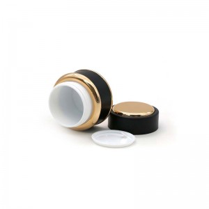 Ọrịre na-ekpo ọkụ PL-5-1 Series Plastic Cosmetic Cream Jar 15g 30g 50g
