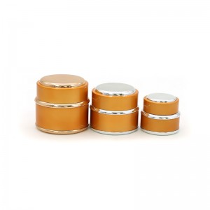 Luxury Plastic Cosmetic Cream Packaging Jar Container 15G 30G 50G