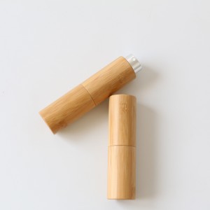 Frasco de spray atomizador de perfume de torção de bambu 8ml 10ml 20ml