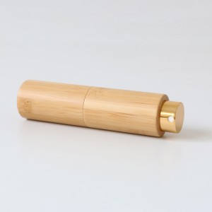 Frasco de spray atomizador de perfume de torção de bambu 8ml 10ml 20ml