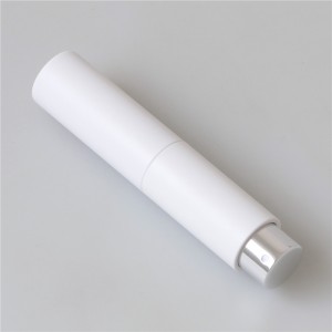 Twist up matte white 10ml perfume spray bottle portable