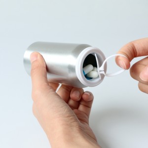 kosong aluminium suplemen kesehatan pil pil botol 150ml kanggo 60pcs kapsul