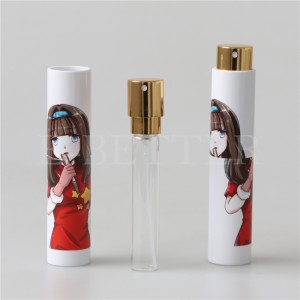 high quality plastic and glass perfume spray atomizer bottle 10ml TONER SCENT ALCOHOL MAKEUP REMOVER HAIR SPRAY