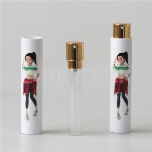 high quality plastic and glass perfume spray atomizer bottle 10ml TONER SCENT ALCOHOL MAKEUP REMOVER HAIR SPRAY