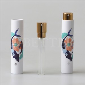 quraar yar oo la qaadan karo oo qurux badan oo atomizer caag ah 10ml
