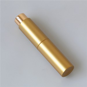 promotion pack 10ml gold plastic mini perfume atomizer CLEANING LIQUID TONER SCENT ALCOHOL MAKEUP REMOVER spray bottle