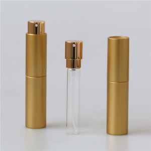 promotion pack 10ml gold plastic mini perfume atomizer CLEANING LIQUID TONER SCENT ALCOHOL MAKEUP REMOVER spray bottle