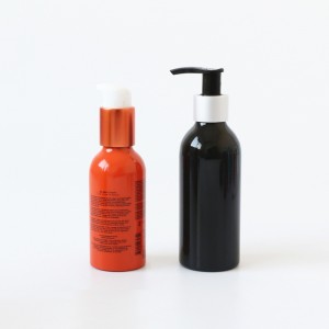 Stock 300ml 16oz Aluminum Cosmetic bottle Travel 500ml 1L aluminum cosmetic bottle with spray pump for hotel use