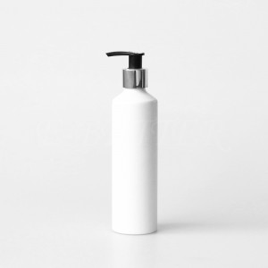 Logo personnalisé OEM prix bon marché vide 500 ml 750 ml 1000 ml bouteille en aluminium style homme bouteille ronde en métal pour shampooing