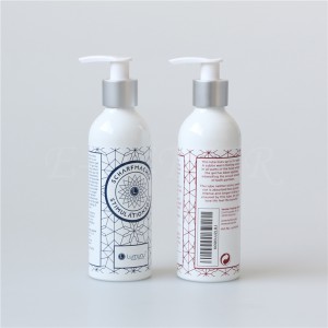 Logo personnalisé OEM prix bon marché vide 500 ml 750 ml 1000 ml bouteille en aluminium style homme bouteille ronde en métal pour shampooing