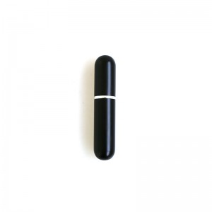 10ml luxury aluminum perfume atomizer with black color