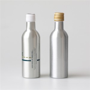 ដបស្រាអាលុយមីញ៉ូ 750ml ប្រណិត 500ml 750ml ដបពណ៌ផ្ទាល់ខ្លួនសម្រាប់ប្រេងអូលីវ