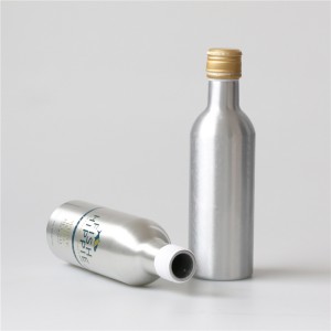 ដបស្រាអាលុយមីញ៉ូ 750ml ប្រណិត 500ml 750ml ដបពណ៌ផ្ទាល់ខ្លួនសម្រាប់ប្រេងអូលីវ