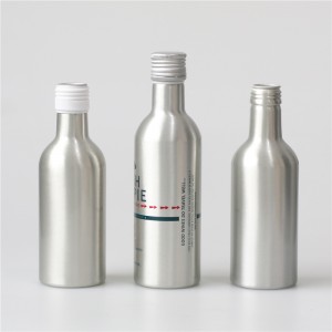 Bouteille en aluminium de luxe de couleur de bouteille de vin de 500ml 750ml pour l'huile d'olive