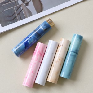 marble 8ml 10ml mini twist up glass perfume atomizer manufactory