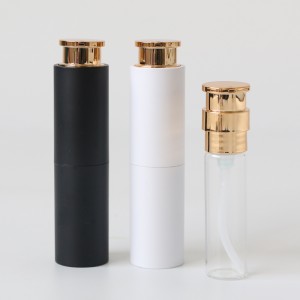 customizable 15ml 20ml 30ml Matte black white Pump Twist TREATMENT skin care LOTION BOTTLE Empty Refillable Travel portable plastic pakaging Cosmetic Face cleanser Foundation Containers
