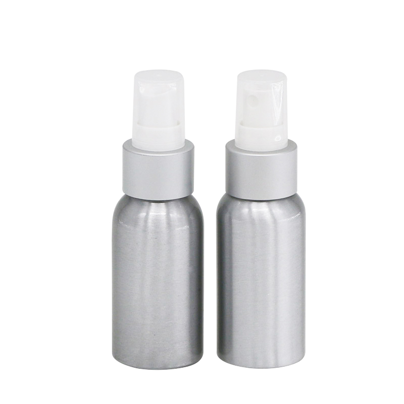 Factory wholesale Unique Cosmetic Jars -
50ml aluminum cosmetic spray bottles – E-better detail pictures