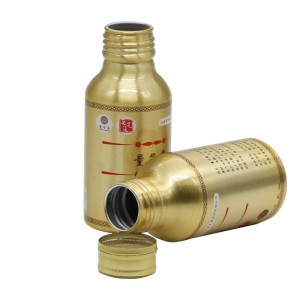 100ml aluminum energy drink bottle