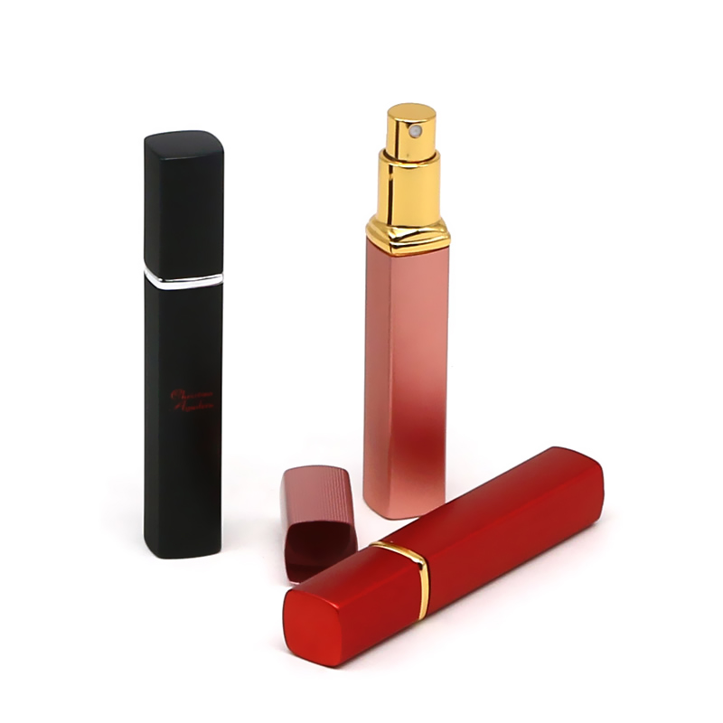 Special Price for Clear Plastic Pill Bottles -
6ml / 8ml / 10ml / 12ml / 25ml square aluminum perfume bottle – E-better detail pictures