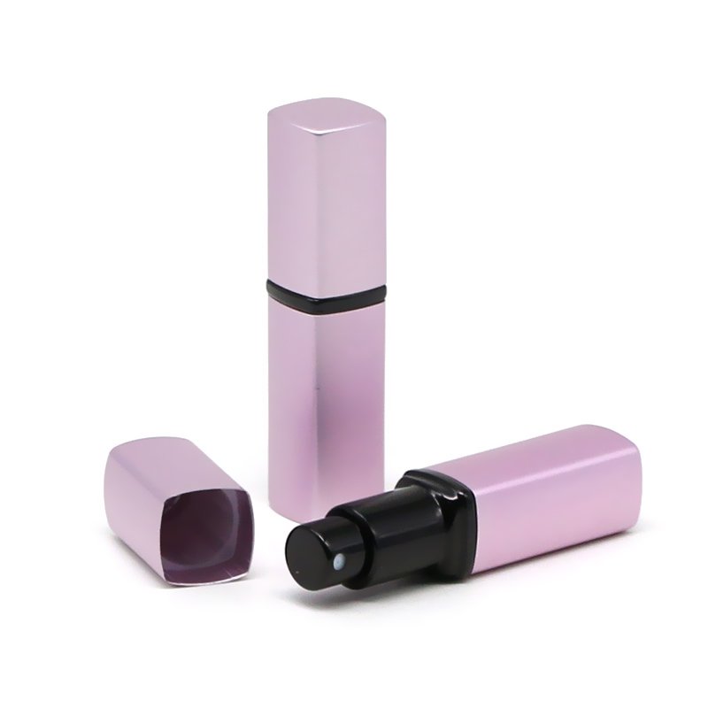 Special Price for Clear Plastic Pill Bottles -
6ml / 8ml / 10ml / 12ml / 25ml square aluminum perfume bottle – E-better detail pictures