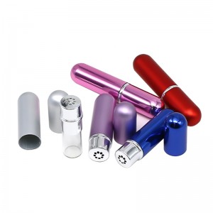 5 ml botol inhaler aluminium teroksidasi