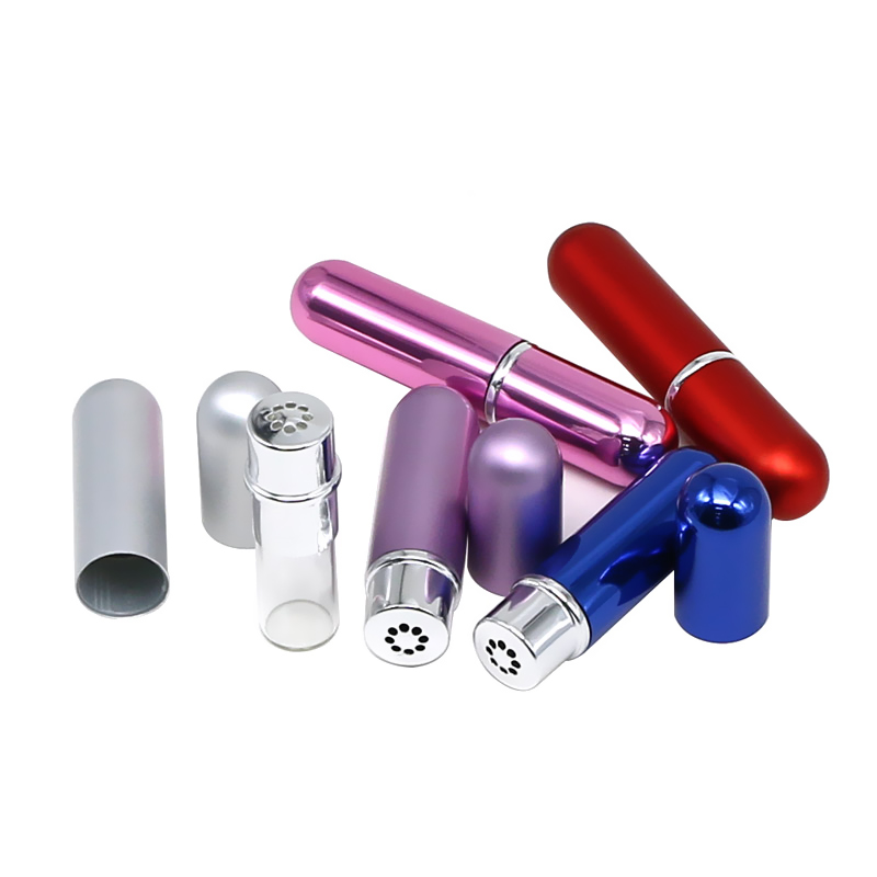 Newly Arrival Aluminum Bottle Cap -
5 ml oxidated aluminum inhaler bottle – E-better detail pictures