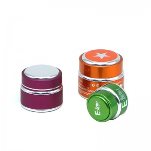 15ml 30ml 50ml luksus hudpleiekremkrukke i aluminium