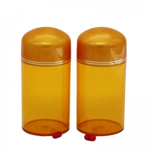 300ml round cap plastic pill packaging bottle 