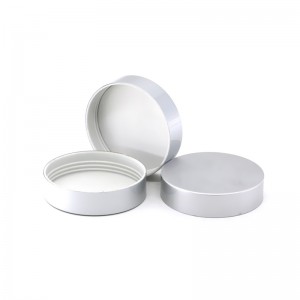 68mm tutup aluminium perak