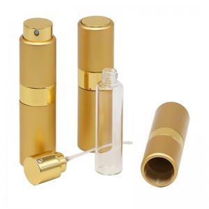 5 ml / 8 ml / 10 ml / 15 ml / 20 ml rotacijska aluminijasta steklenička za parfume