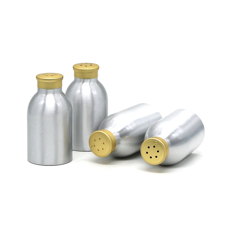 100% Original Factory Caps Glass Cosmetic Jars -
 100ml silver aluminum powder bottle  – E-better