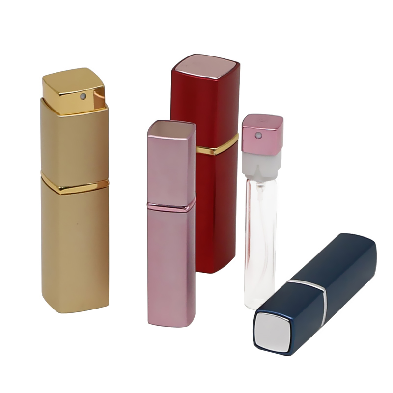2017 New Style 200ml Pp Plastic Jar -
8ml / 10ml / 15ml / 20ml square twist up aluminum perfume atomizer – E-better detail pictures