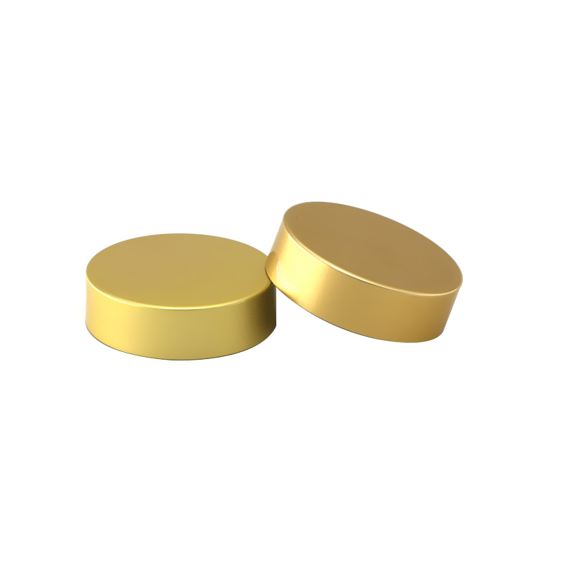 professional factory for Empty Cream Cosmetic Jar -
 47mm gold aluminum glass jar lid  – E-better