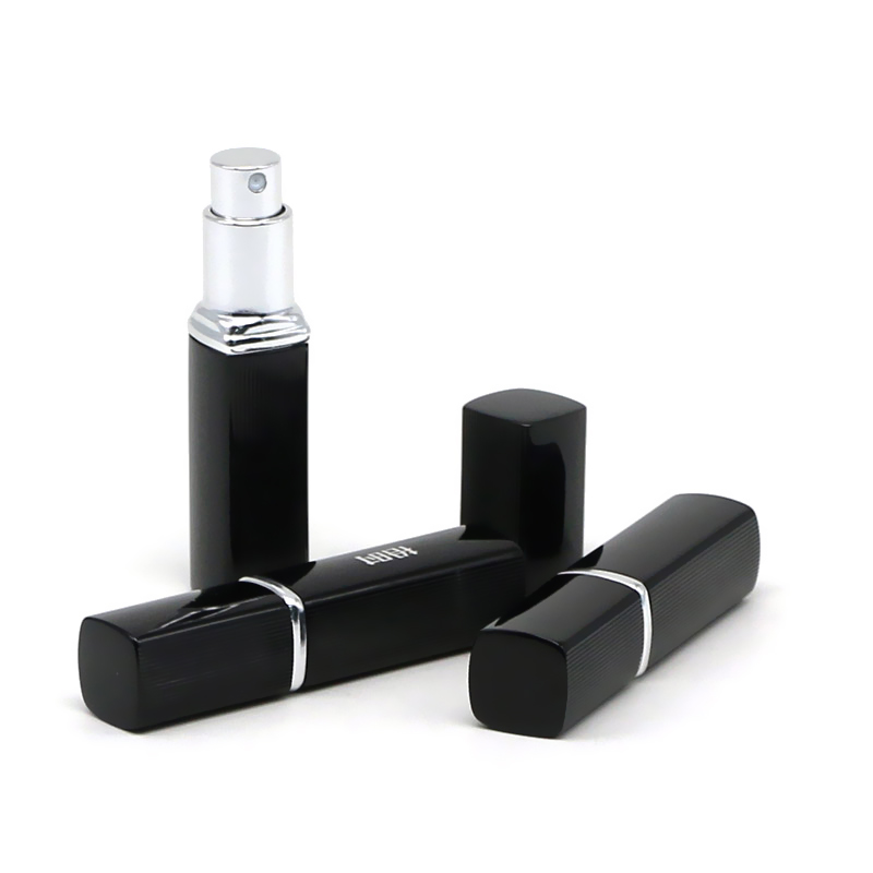 Special Price for Clear Plastic Pill Bottles -
6ml / 8ml / 10ml / 12ml / 25ml square aluminum perfume bottle – E-better detail pictures