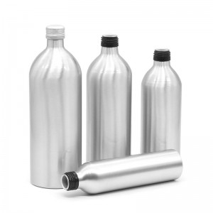 Pusta aluminiowa butelka na napoje o pojemności 650 ml